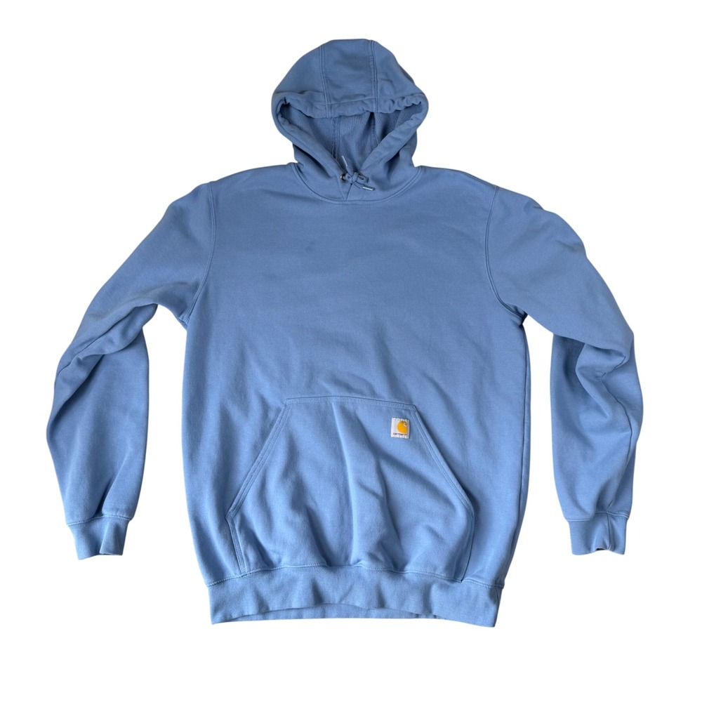 Carhartt Mens Loose Fit Hoodie Blue Large Tall TS0288-M K288 HD0 Graphic Sleeve